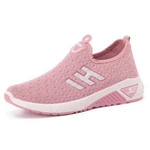 Atozfootwear Women Fashion Fly Woven Breathable Casual Sneakers