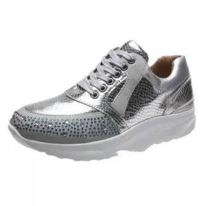 Atozfootwear Women Fashion Rhinestones Sneakers