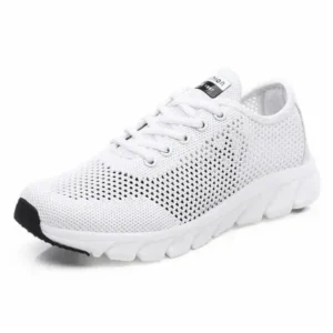 Atozfootwear Women Fashion Sports Lace Up Hollow Design Mesh Breathable Sneakers