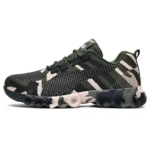 Atozfootwear Couple Casual Camouflage Pattern Lace Up Design Breathable Sneakers