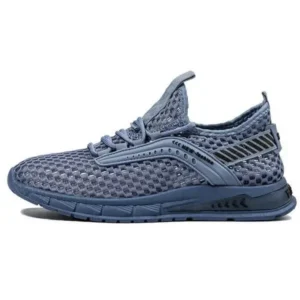 Atozfootwear Men Casual Breathable Hollow Mesh Soft Sole Sports Shoes