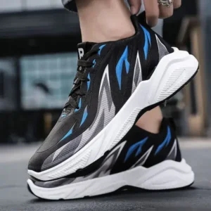 Atozfootwear Men Fashion Color Matching Breathable Running Sneakers