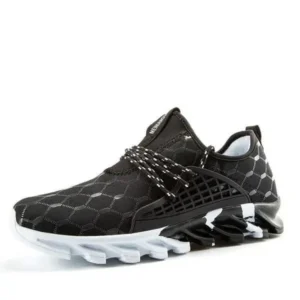 Atozfootwear Men Fashion Lace-Up Mesh Sneakers