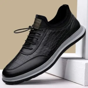 Atozfootwear Men'S Casual Lightweight Waterproof Breathable Pu Sneakers