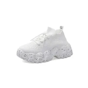 Atozfootwear Women Casual Mesh Breathable Platform Sneakers